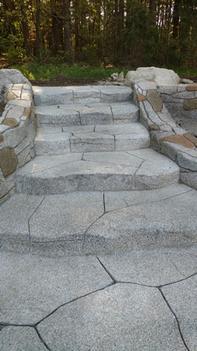 Stone walkway